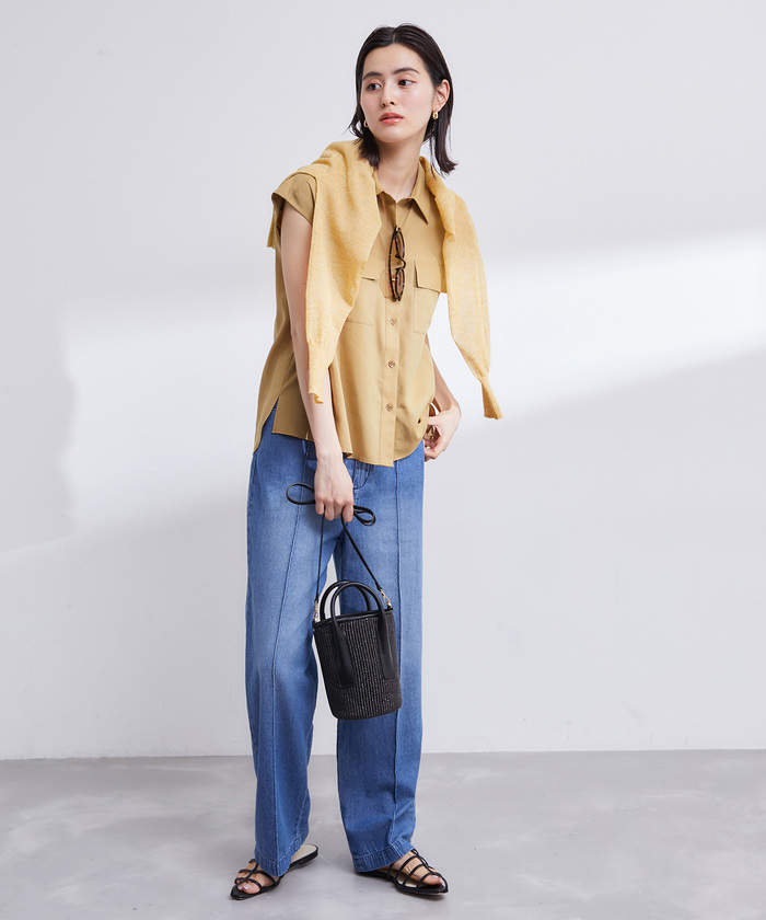 LOEWE ロエベ ワンピース BELTED DRESS ノースリーブワンピース