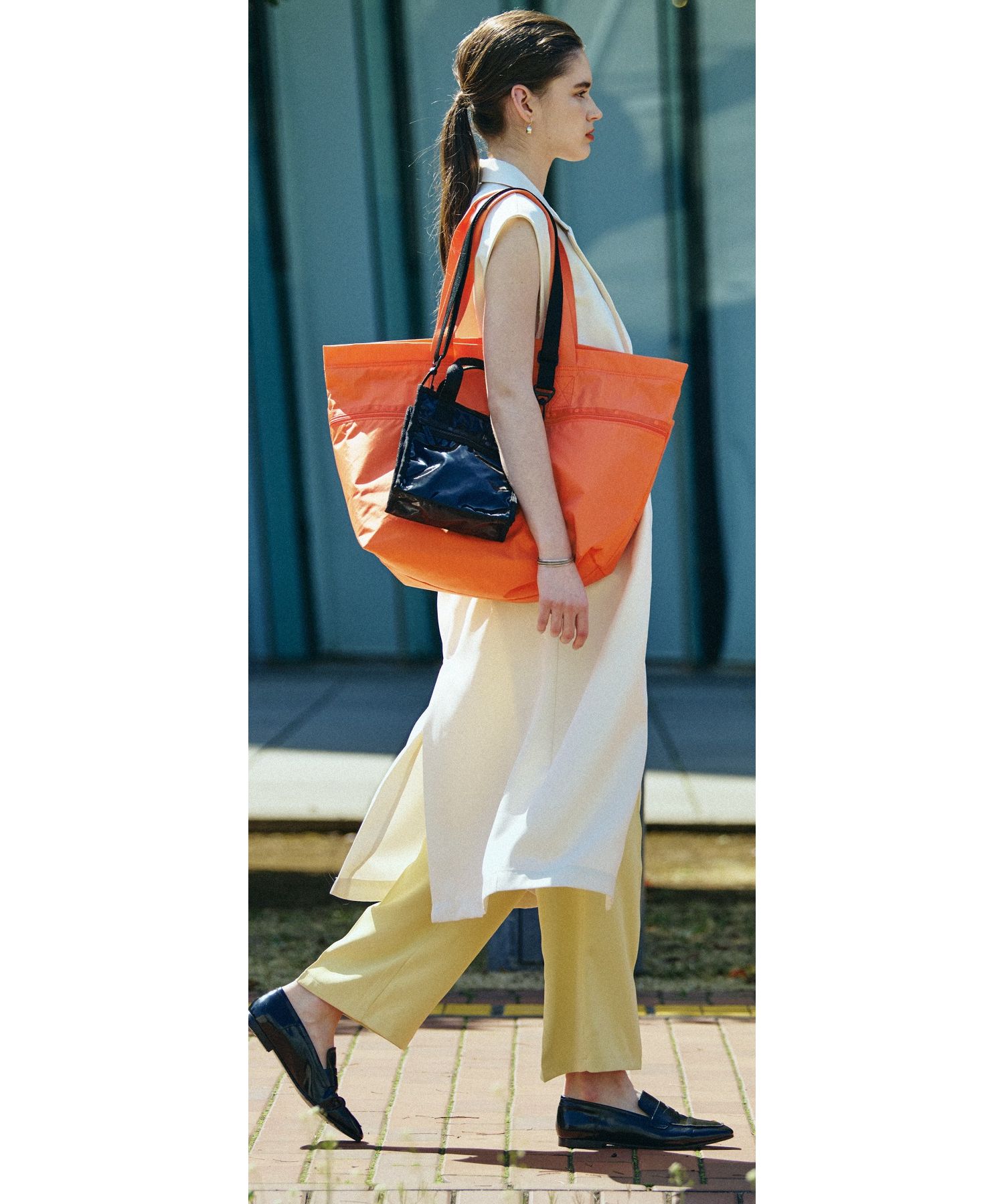 CARLIN ZIP TOP TOTE BAGタンジェリン(505278201) | LeSportsac