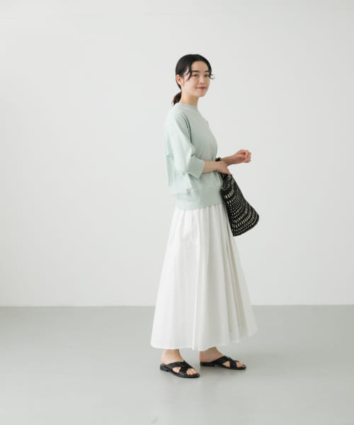 ポプリンタックギャザースカート(505332339) | かぐれ(KAGURE) - d fashion