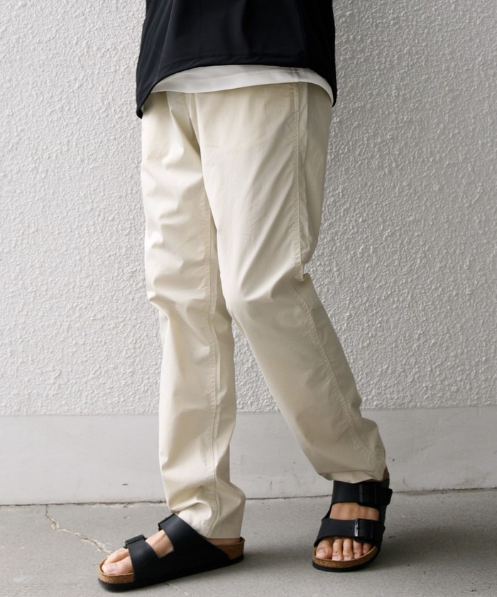 SHIPS any: サマー スリム テーパード チノ パンツ 25SS