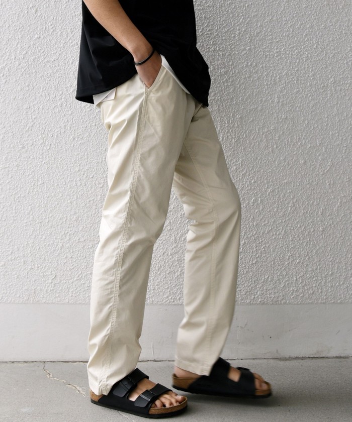 ships any サマーチノ SHIPS any: サマー スリム テーパード チノ パンツ 25SS