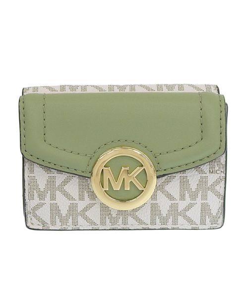 MICHAEL KORS マイケルコース JET SET FULTON 三つ折り 財布 MICHAEL KORS マイケルコース JET SET FULTON 三つ折り 財布