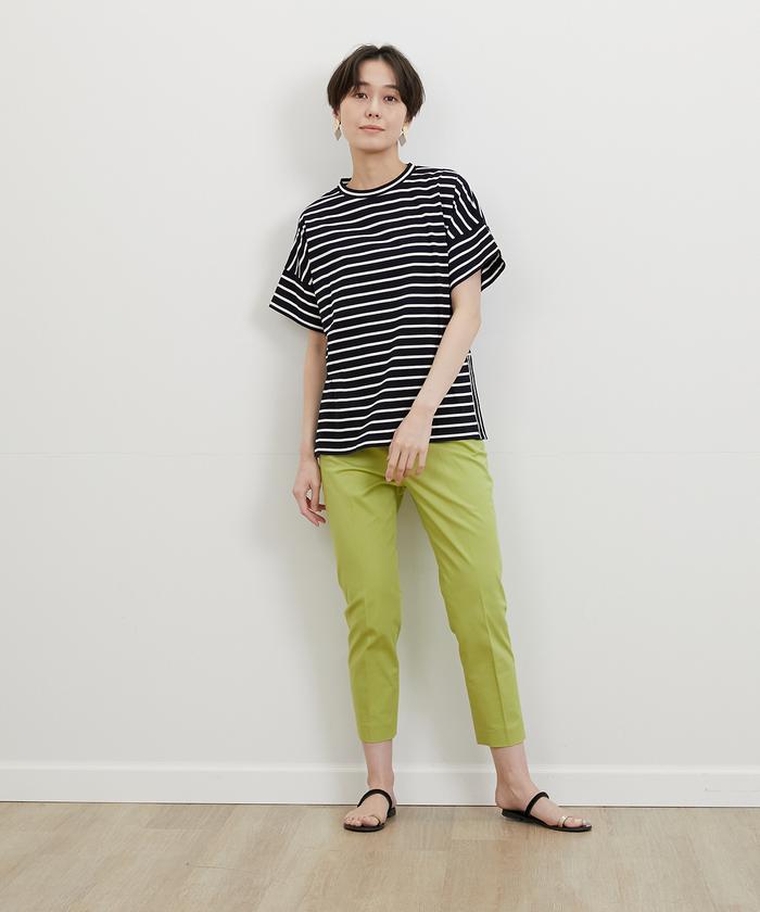 nagonstans ENFOLD✨フットボールカットソー　ボーダー　Mサイズ セール】 ◇太ボーダーカットソー （カットソー）｜human woman