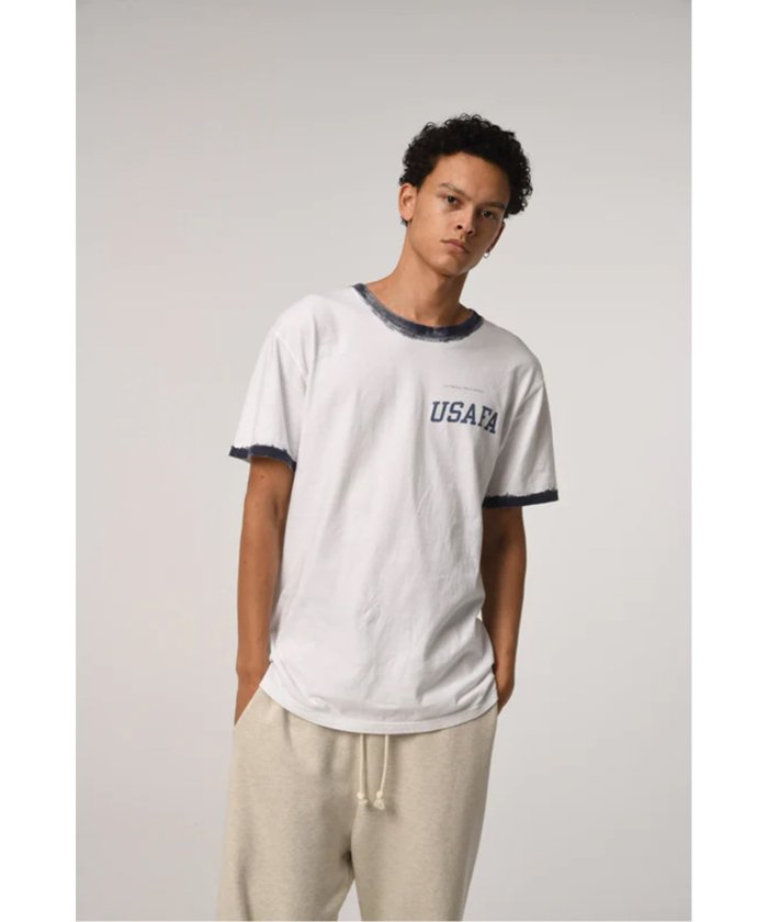 BOWWOW / バウワウ】 USAFA RINGER Tシャツ(505333339
