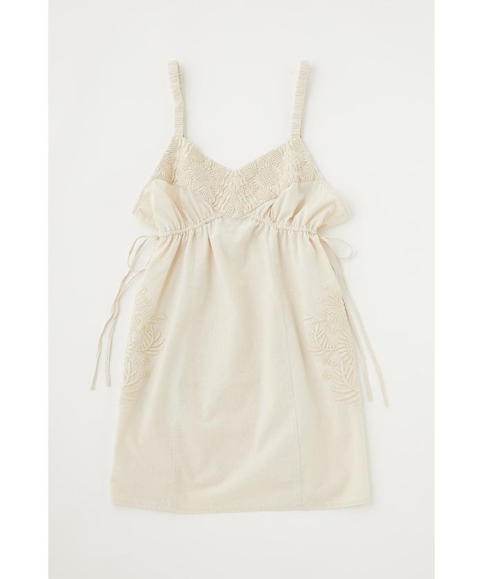 MOUSSY マウジー　M_ EMBROIDERY キャミソール MOUSSY マウジー M_ EMBROIDERY キャミソール moussy