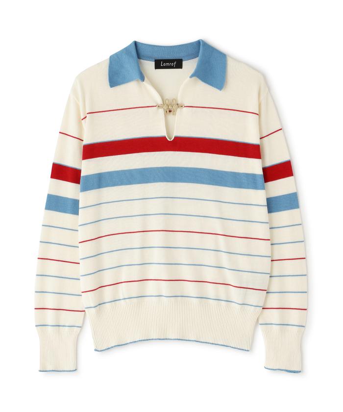 【LAMROF / ラムロフ】Just ニットポロ Lamrof (ラムロフ) Just knit Polo