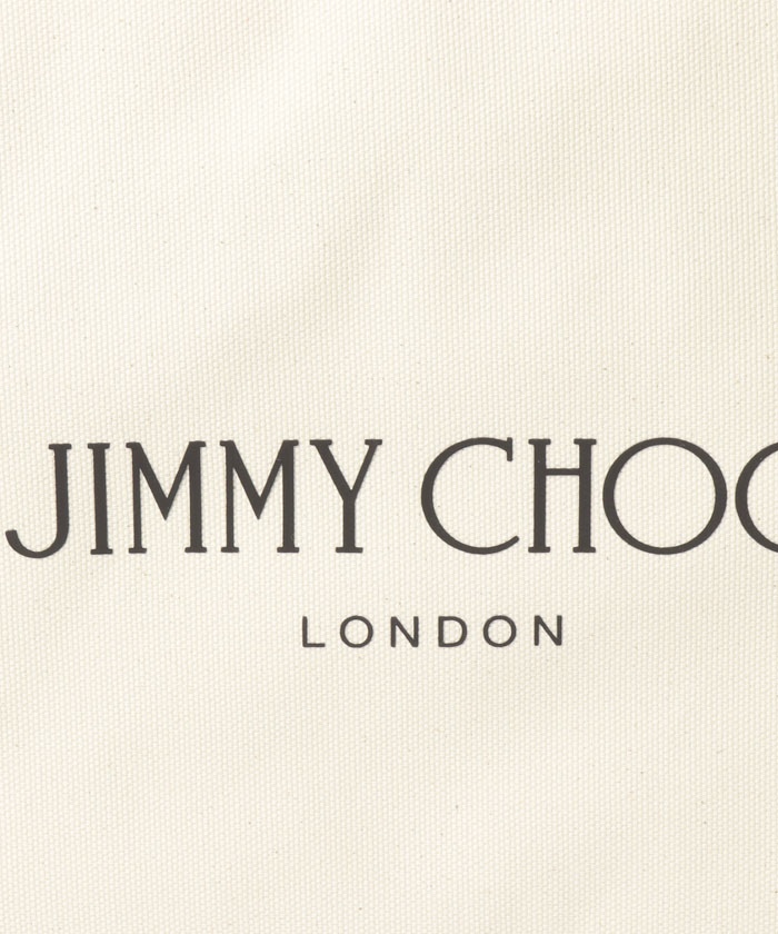 Jimmy Choo ロゴディテール キャンバス トートバッグ/関税込 Jimmy Choo ロゴディテール キャンバス トートバッグ/関税込
