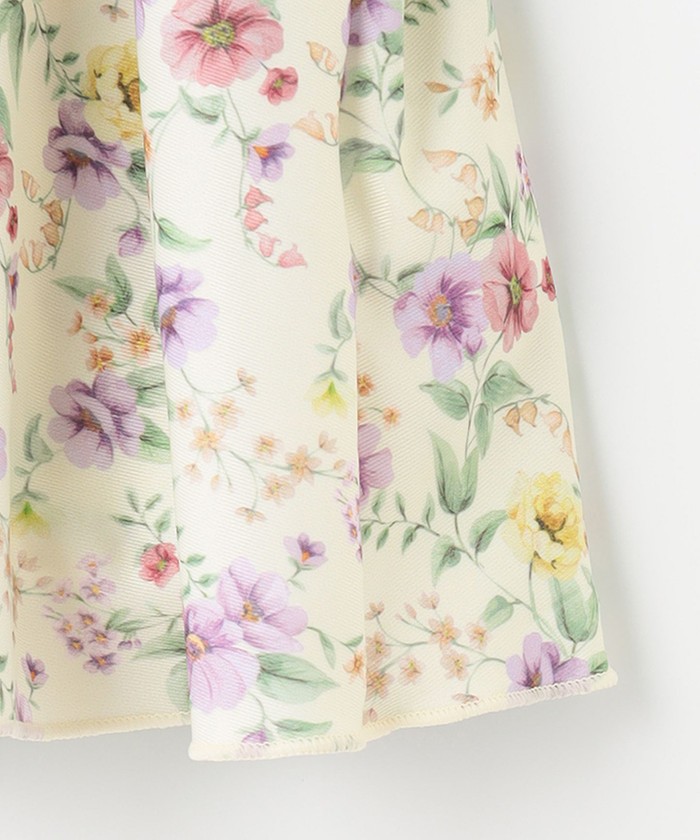 紫の花柄 セパレート水着(新品、未使用) セール】花柄×ドット柄 セパレート 水着(505337153