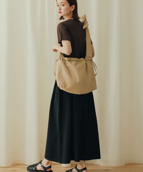 【GABRIELA HEARST】オフショルダー シャーリング入り ANNA SUI NYC シャーリングショルダーシアーバッグ[AWA4-2AS014