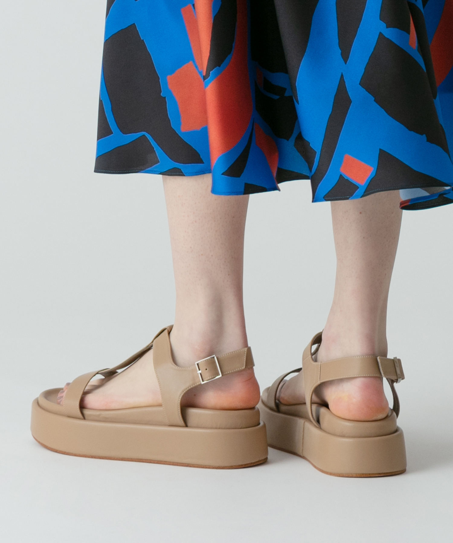 新品]HEWN ベロクロストラップダブルソールサンダル