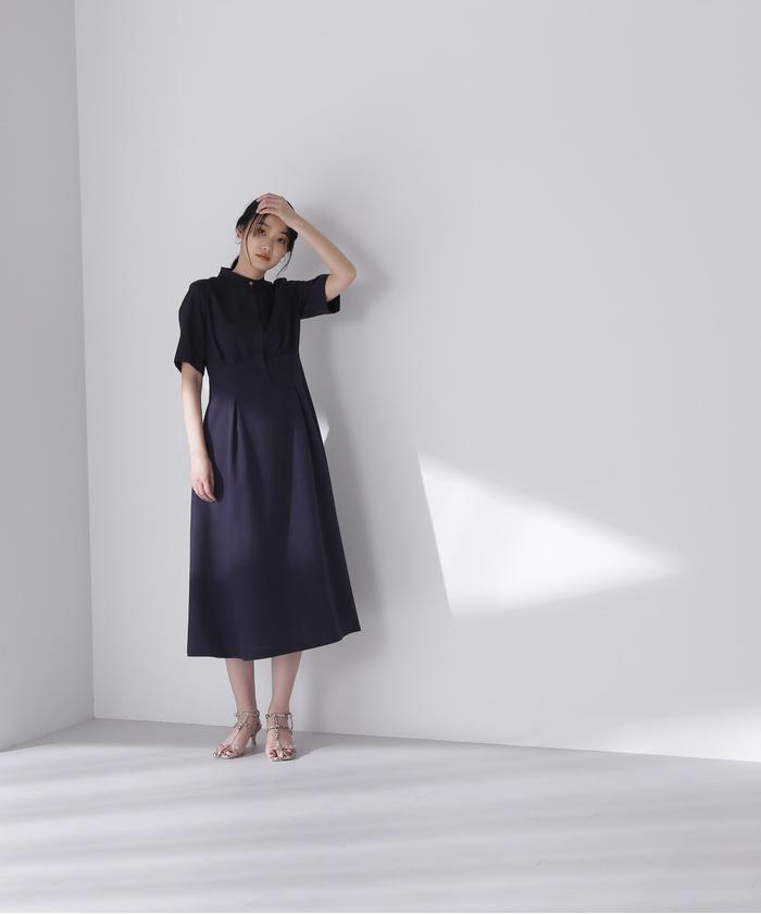 ✨美品✨萌 モユル シャツ ワンピース アートデザイン バンド