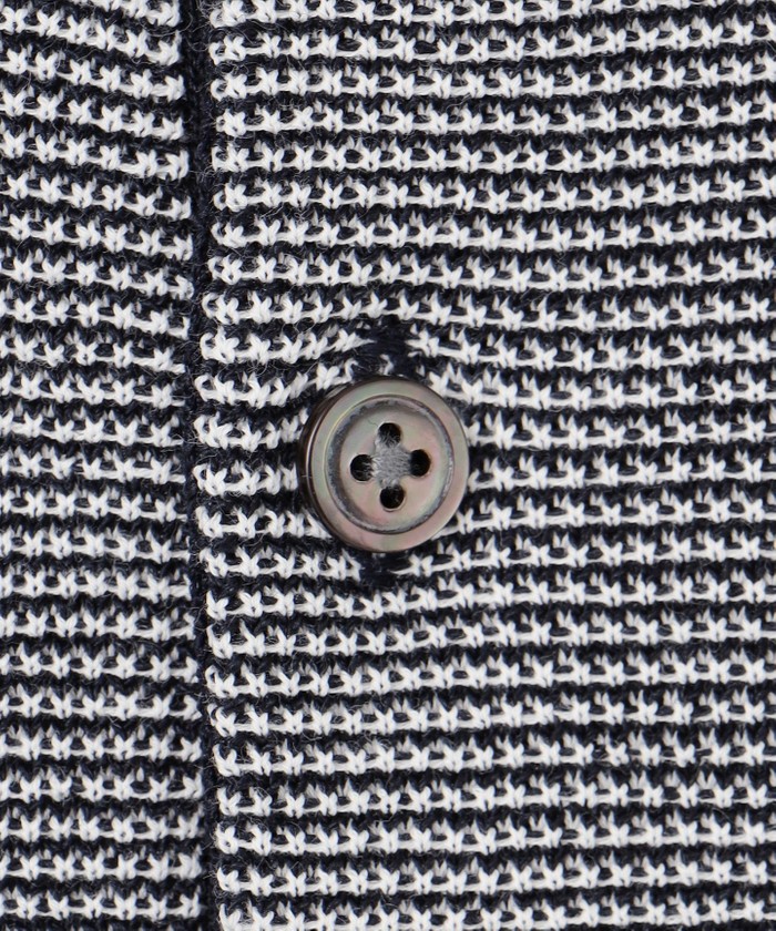 J.PRESS 【HYBRID LINEN】ニットポロシャツ グレー L セール】 【HYBRID LINEN】ニットポロシャツ （ポロシャツ）｜J