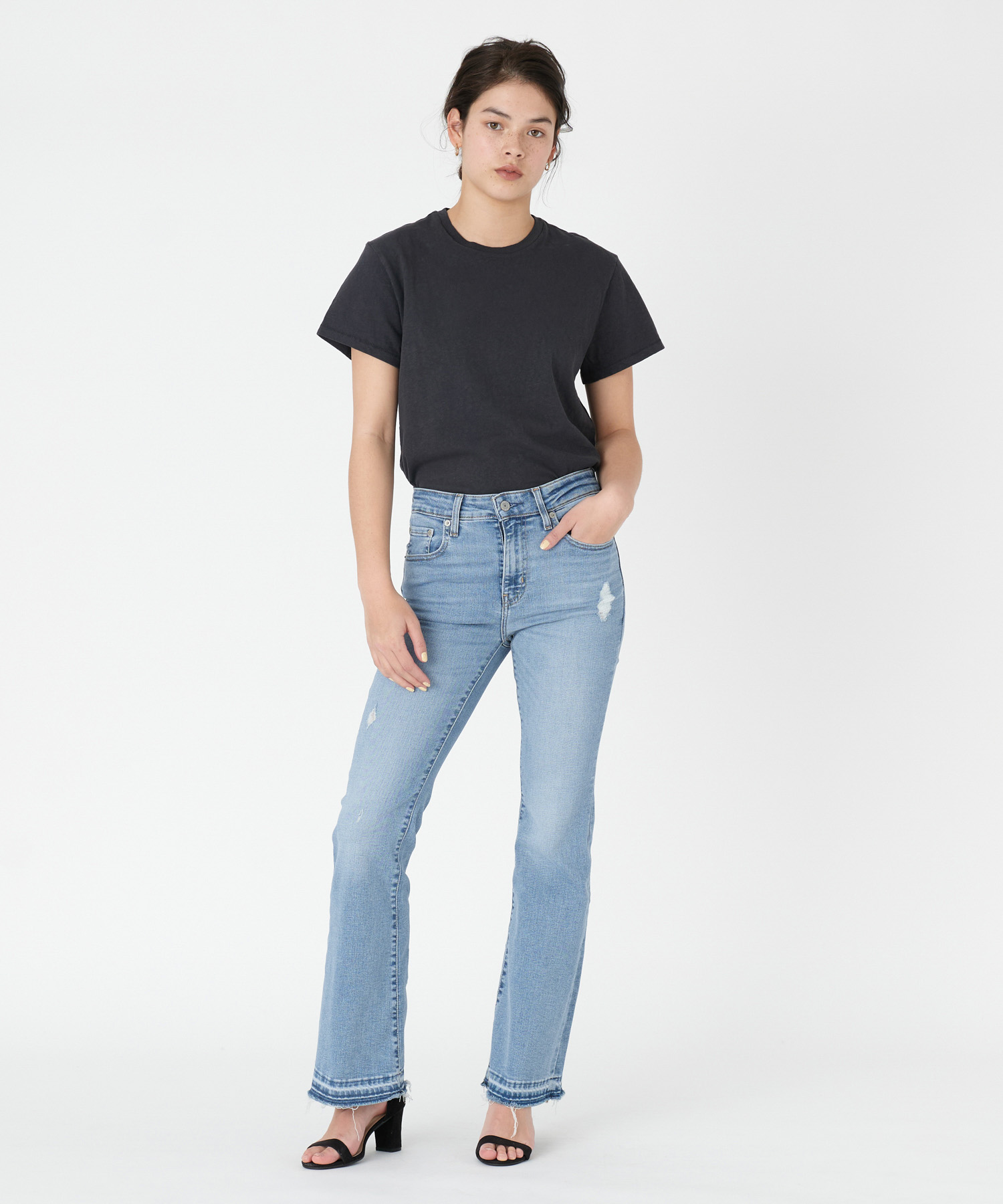 Levi's リーバイス 726 フレア スプリット ヘム ジーンズ クーポン】【セール 60%OFF】リーバイス/Levi's 726 ハイライズ