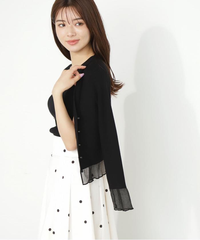 ☆美品☆ プロポーションボディドレッシング シアースリーブカーディガンセット セール 50%OFF】シアースリーブカーディガンセット(505337776