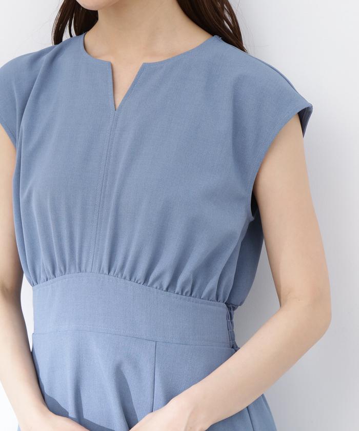 セール】キーネックドライタッチワンピース《S Size Line