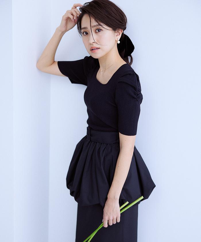 マーリエ ル カセット 11号 曽田茉莉江さんコラボ ツイード ジレ ブラウス マーリエ ル カセット 11号 曽田茉莉江さんコラボ ツイード ジレ