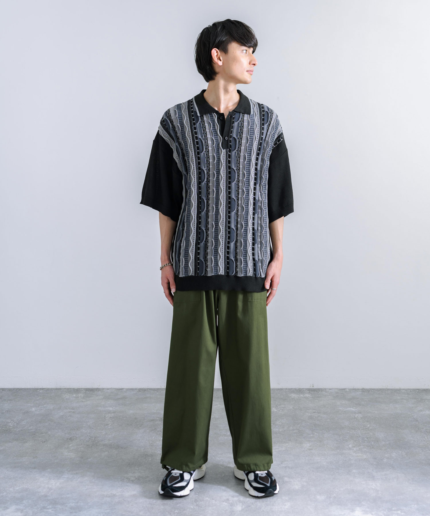 ロッキーモンロー Rocky Monroe ニットポロ ポロシャツ サマー