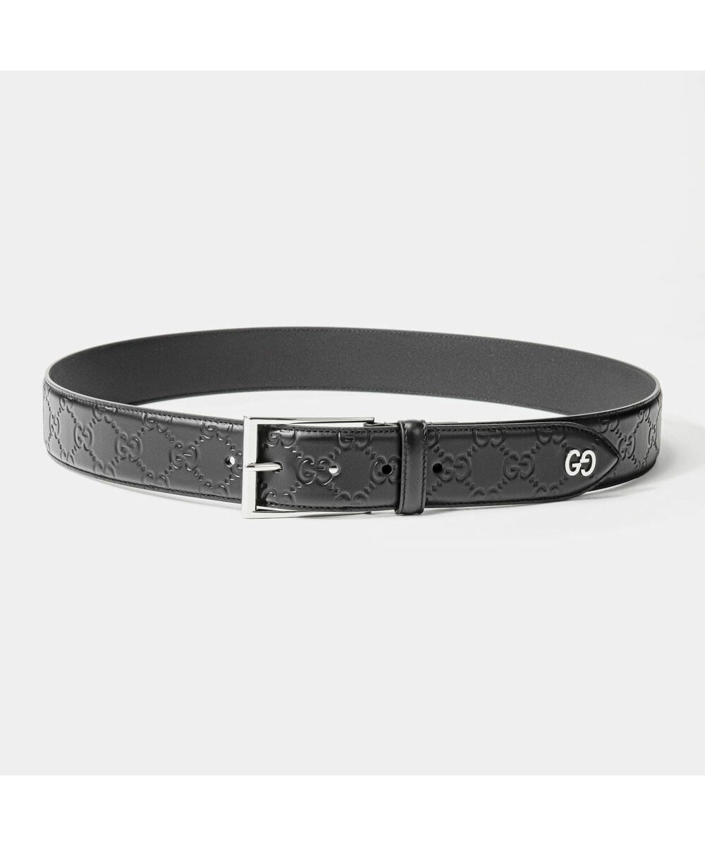 グッチ GUCCI ダブルGシグネチャーピンバックルベルト 474313