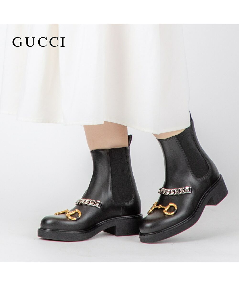 GUCCI 670393 17K10 ブーツ レディース グッチ シューズ チェルシー