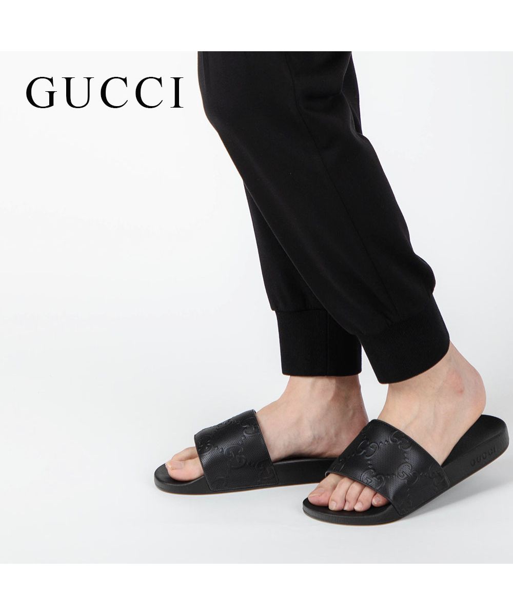 セール】グッチ GUCCI 681880 UKU00 サンダル メンズ GG スライド