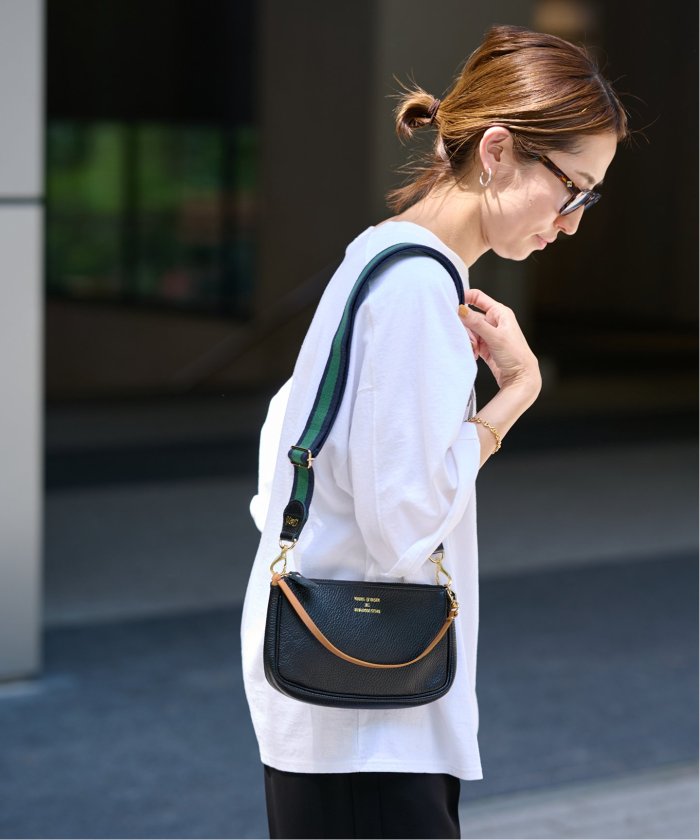 FRAMeWORK｜YOUNG&OLSEN 別注ストラップ付き2WAY ポーチ
