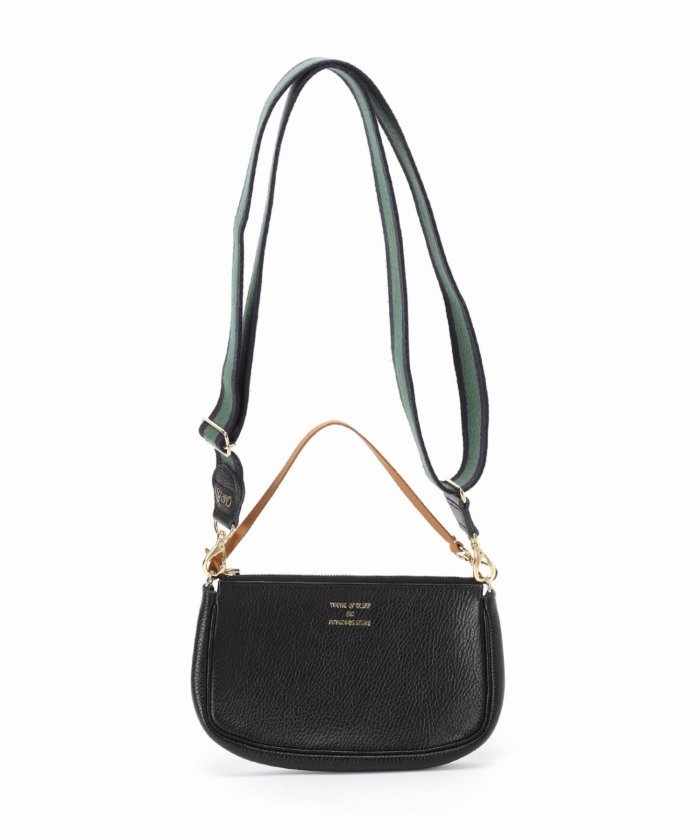 SETUP7｜YOUNG&OLSEN/EMBOSSED LEATHER ZIP BOAT トートバッグ