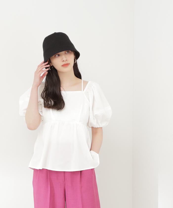 N.Natural beauty basic - N.Natural Beauty Basic 2Way オフショルブラウス セール】2Wayオフショルブラウス(505287980) | エヌナチュラル