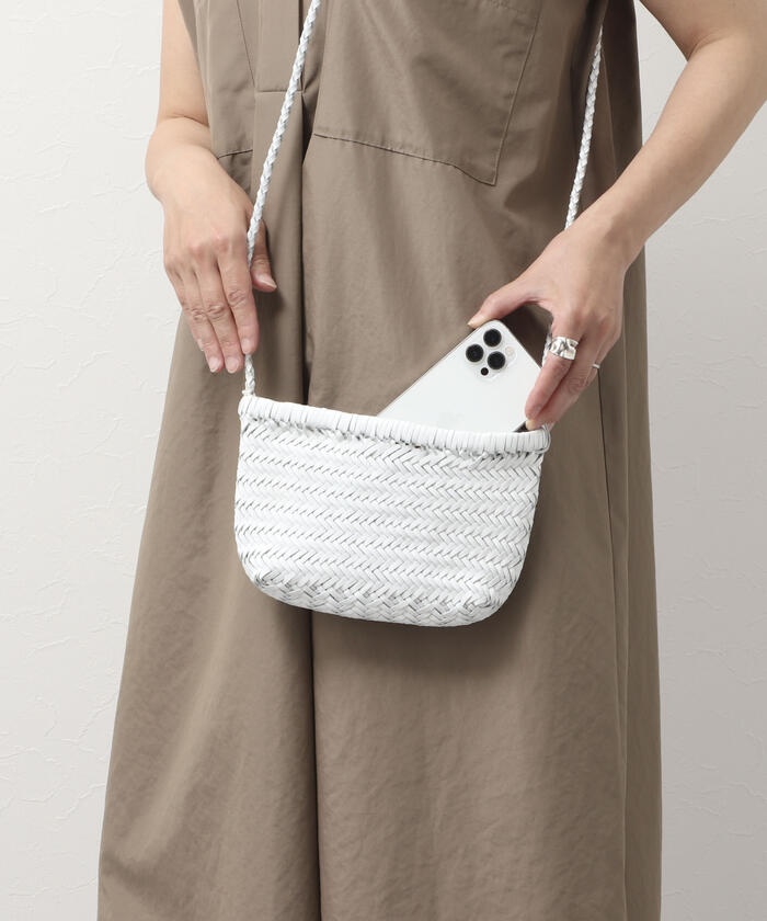 DRAGON/ドラゴンMINSU BAG Dragon Diffusion - Minsu Bag Pearl Woven Leather Bag