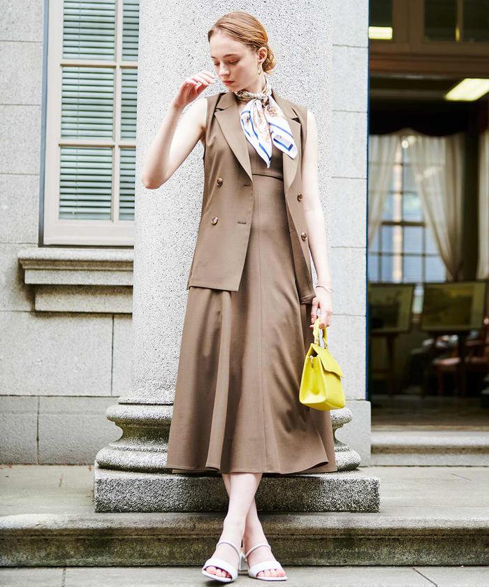 ダブルブレストジレ+ワンピース(505335196) | AND COUTURE(AND ダブルブレストジレ+ワンピース(505335196) | AND COUTURE(AND