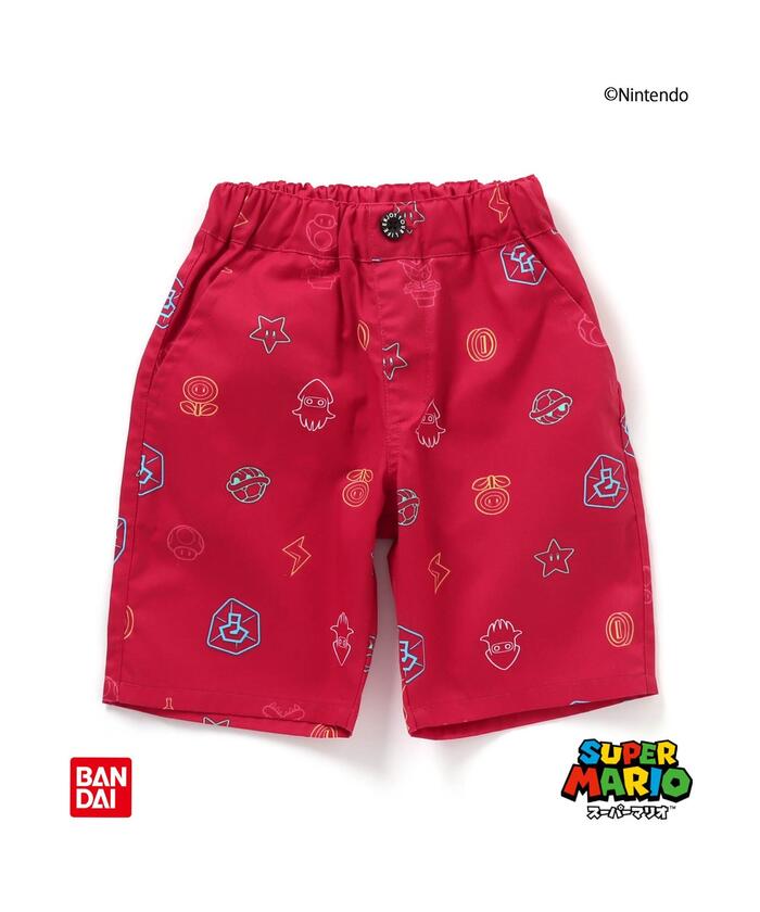 クーポン】【セール 37%OFF】マリオカート 総柄パンツ 5分丈 クーポン】【セール 37%OFF】マリオカート 総柄パンツ 5分丈