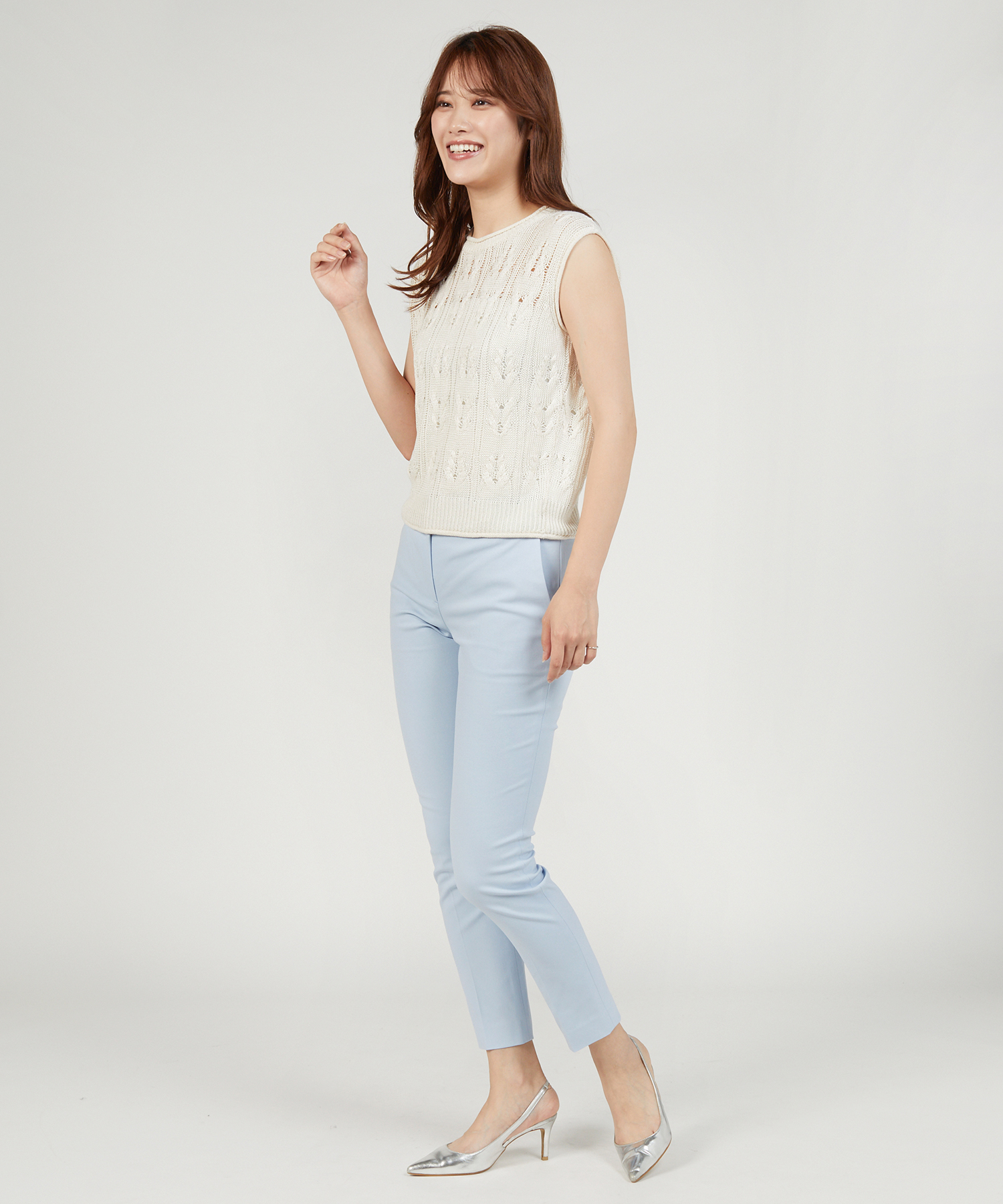 パンツ STRETCH CANVAS TREECA GZ(505214485) | セオリー(Theory パンツ STRETCH CANVAS TREECA GZ(505214485) | セオリー(Theory