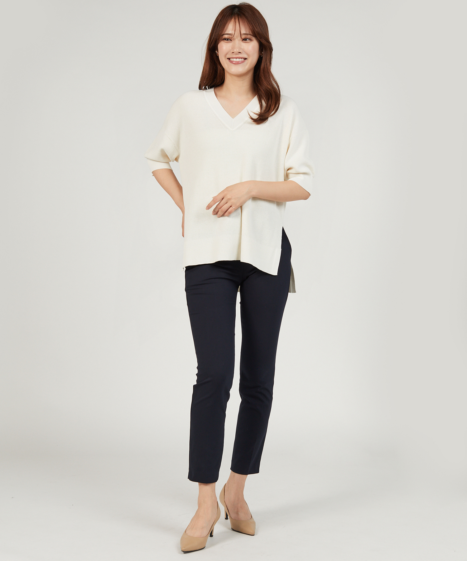 パンツ STRETCH CANVAS TREECA GZ(505214485) | セオリー(Theory パンツ STRETCH CANVAS TREECA GZ(505214485) | セオリー(Theory