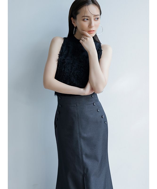 ✨日本製✨ マリンフランセーズ 【O】 デニム スカート カジュアル 綿 美品 デニム — LA MARINE FRANCAISE
