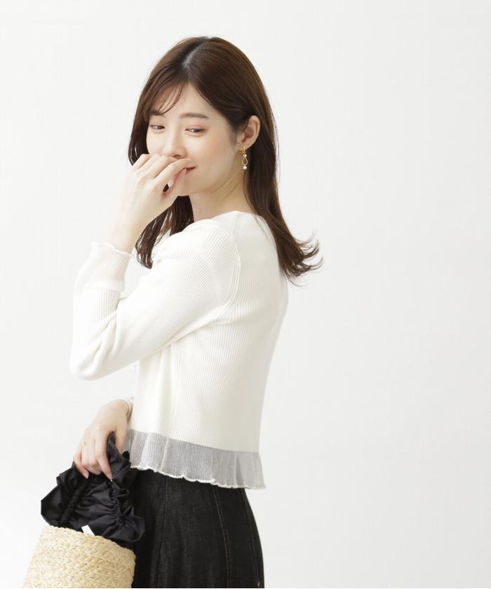 ☆美品☆ プロポーションボディドレッシング シアースリーブカーディガンセット セール 50%OFF】シアースリーブカーディガンセット(505337776