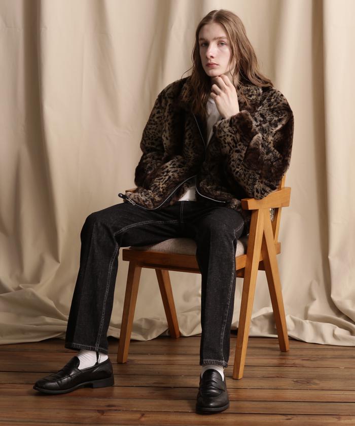 セール】LEOPARD FAR SPORTS JACKET/レオパードファー スポーツ