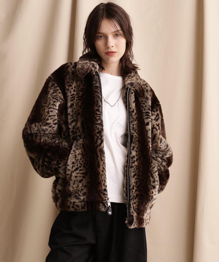セール】LEOPARD FAR SPORTS JACKET/レオパードファー スポーツ