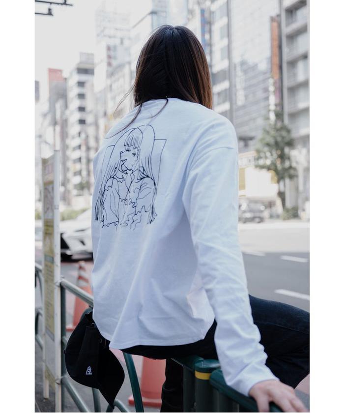 gibous×LHP/ギボス×エルエイチピー/Twins girl long Tshirt