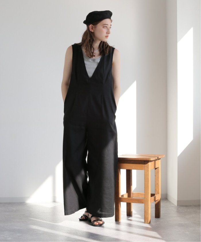 JOURNAL STANDARD relume リネンコットンサロペット 追加3》リネンコットンVネックサロペット(505343341