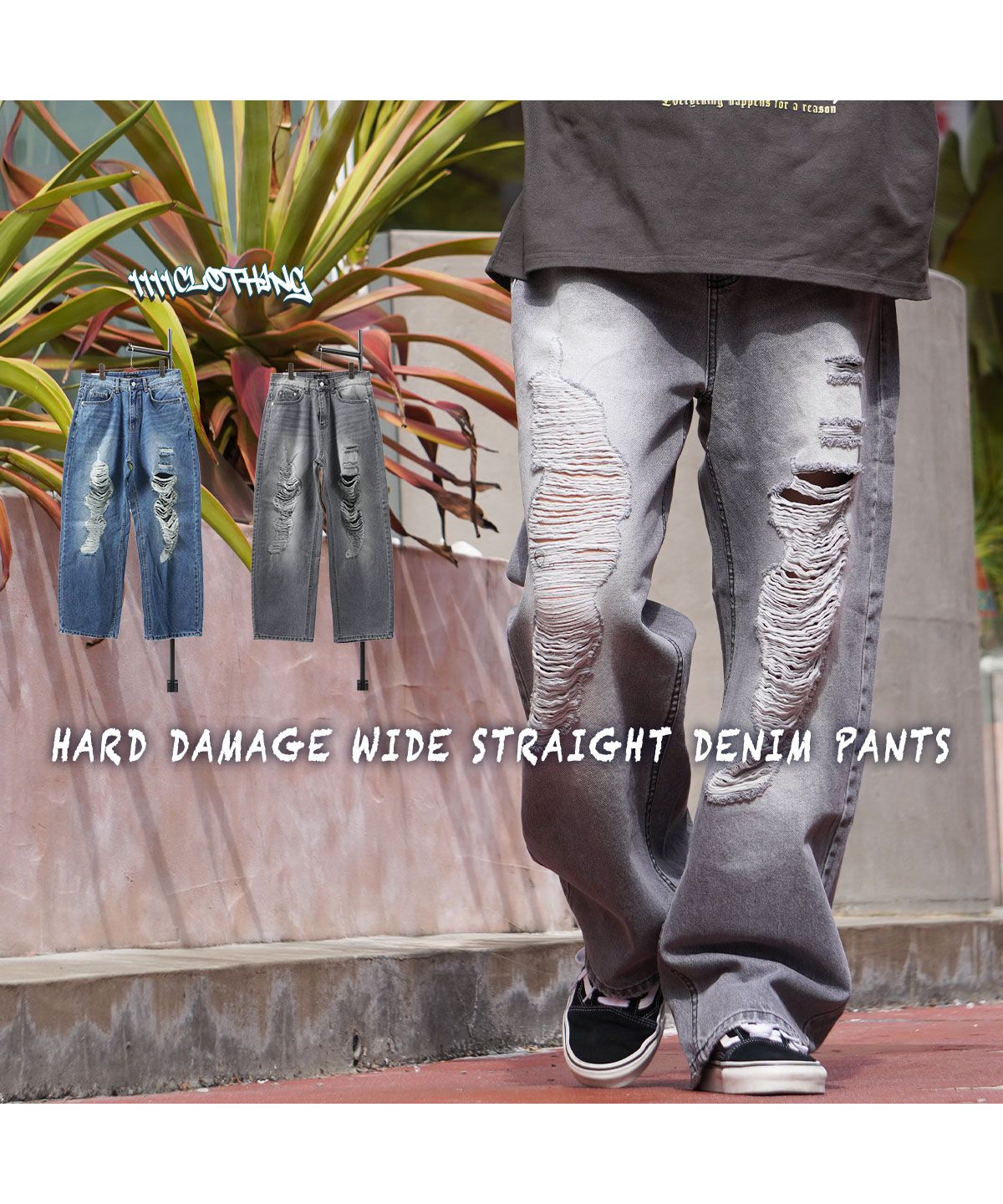 ワンフォークロージング 1111clothing デニムパンツ メンズ ワンフォークロージング 1111clothing デニムパンツ メンズ