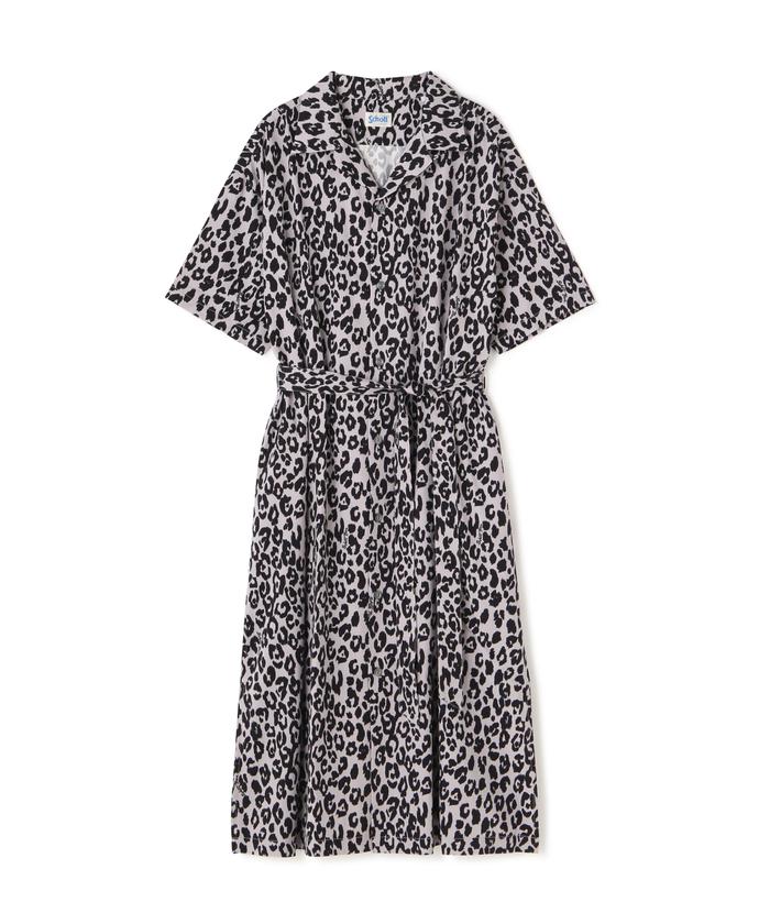 セール】Women's/LEOPARD HAWAIAN OP/レオパード ハワイアン