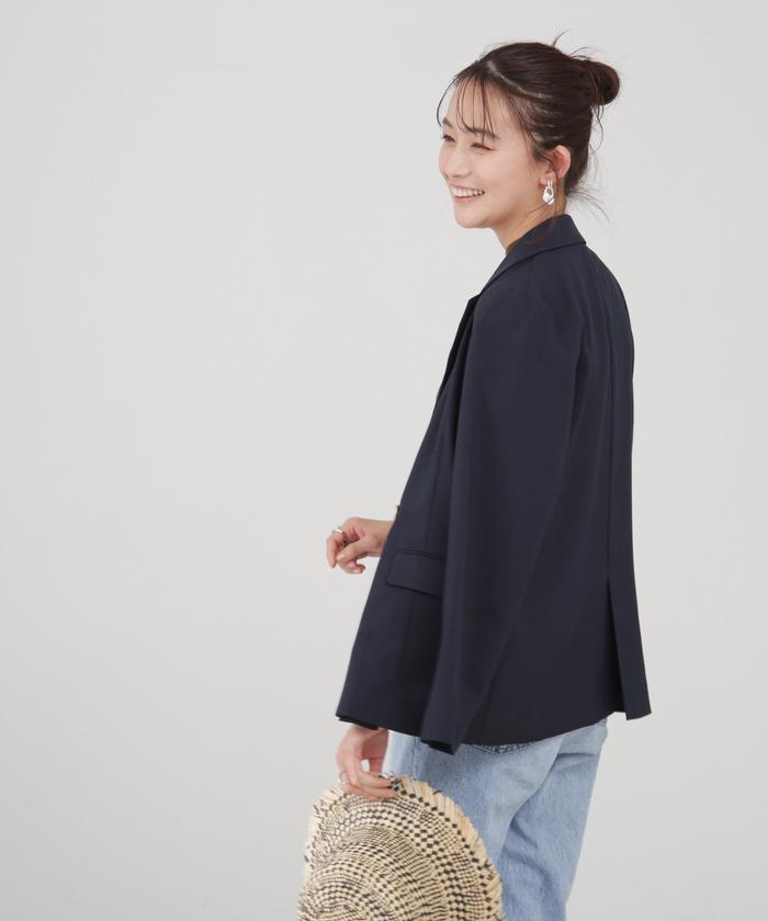 ストレッチダブルブレストライトジャケット《S Size Line