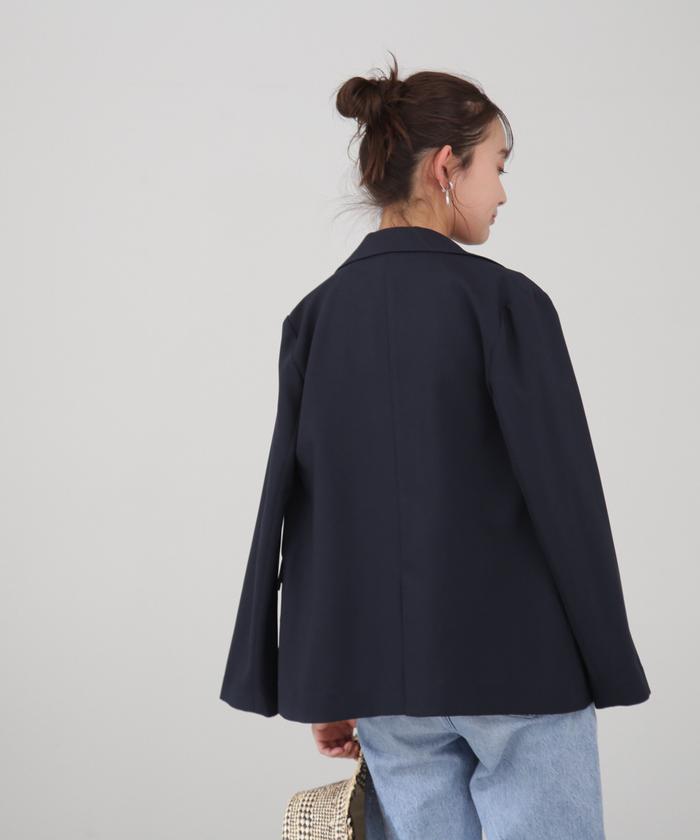 ストレッチダブルブレストライトジャケット《S Size Line