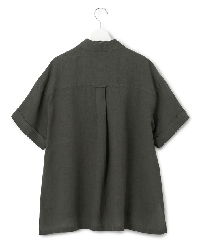 セール 20%OFF】【洗える】LIBECO プルオーバーシャツ(505345097