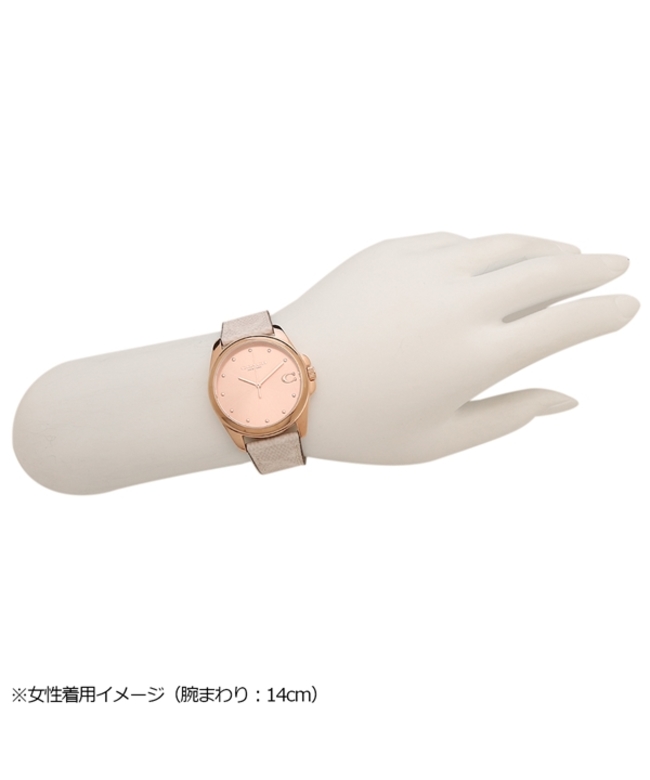 セール】コーチ レディース 時計 36mm シグネチャー クォーツ ローズ