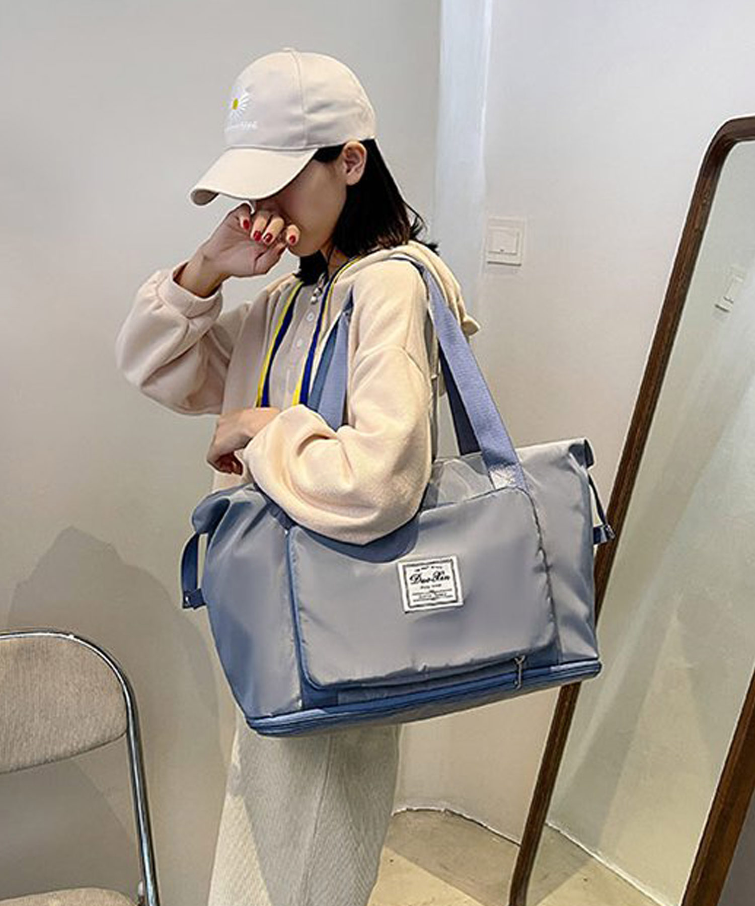 GYMやビーチにもOK!! 【2色】 PINK トラベル トート★ LeSportsac トートバッグ TWO HANDLE ZIP TOTE パープルベリー