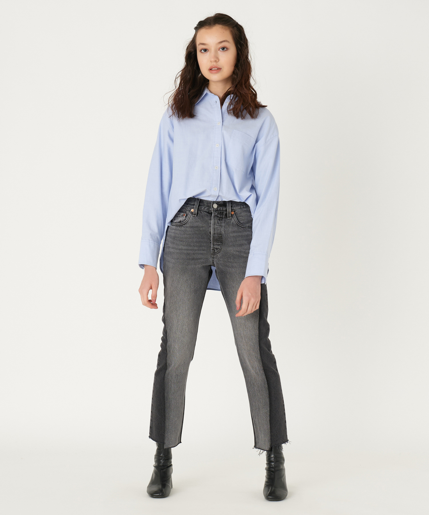 セール】リーバイス/Levi's 501 ストレートジーンズ バイカラー