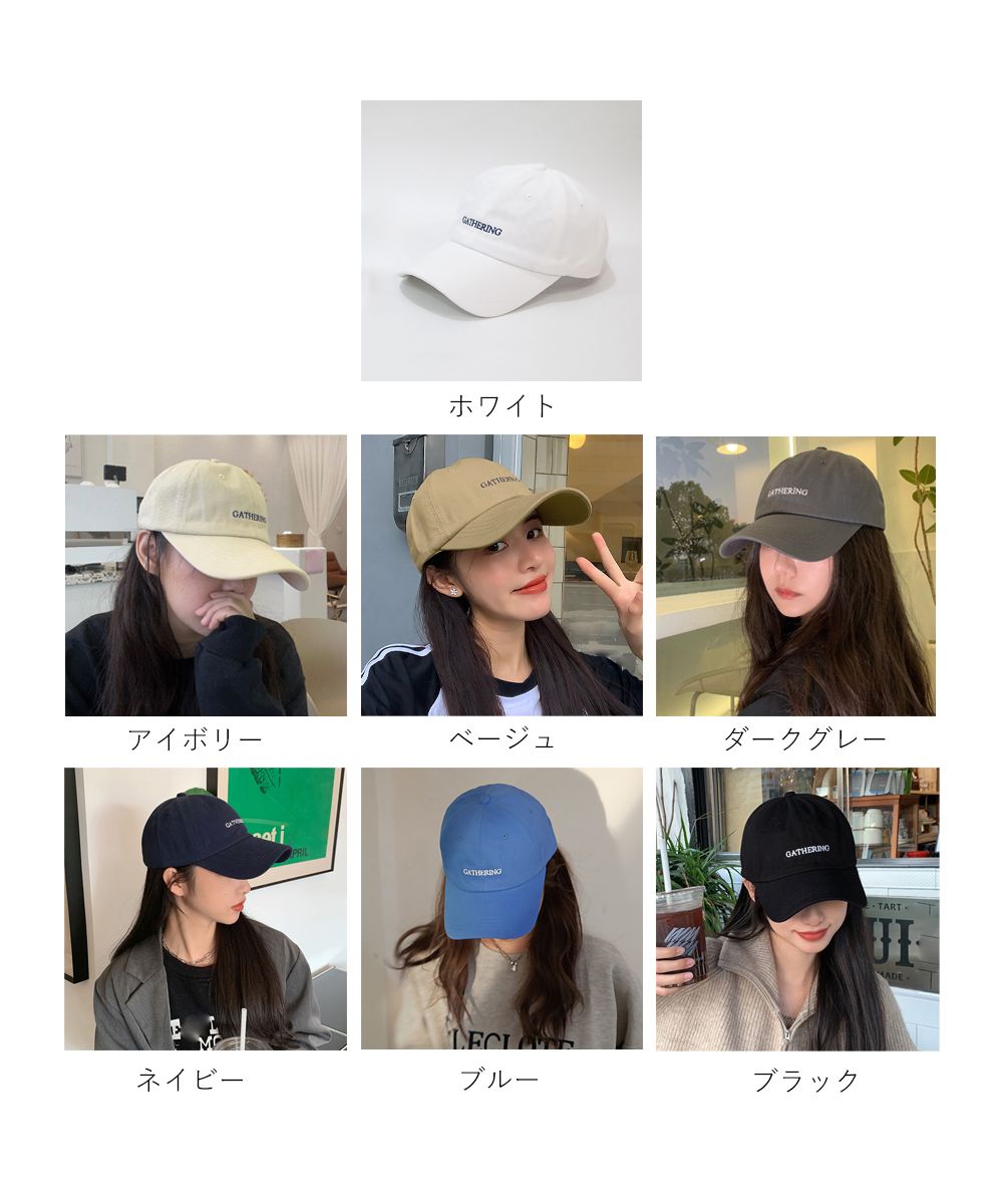 【ATiiSSU】(韓国) ログ ロゴ キャップ Log Cap 2色 AG221BC0303_1.jpg