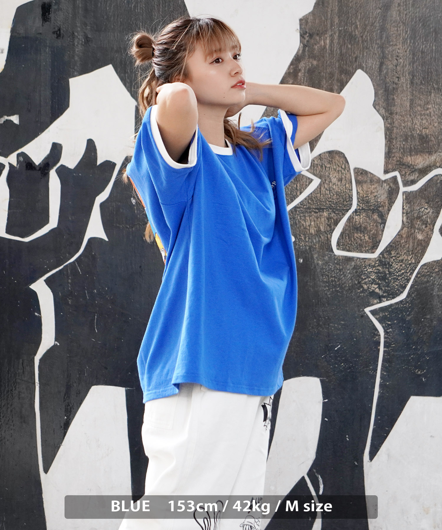 ワンフォークロージング 1111clothing オーバーサイズ リンガーT ワンフォークロージング 1111clothing オーバーサイズ リンガーT