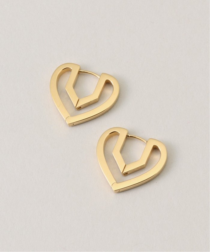 PLOW /プラウ】Hug Heart Hoop Pierce (S)(505348507
