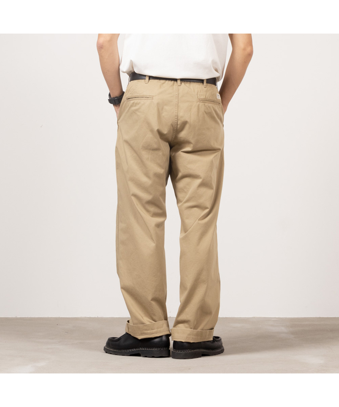 セール10%OFF】EDWIN エドウィン KHAKIS ワイドストレートチノパンツ